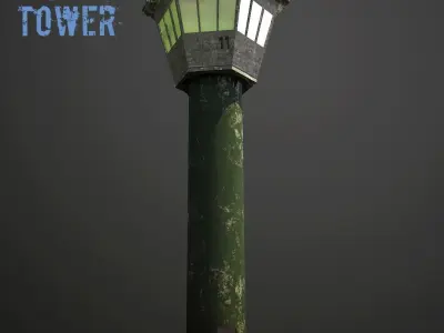 Guard Tower 01 Low-poly 3D model purchase