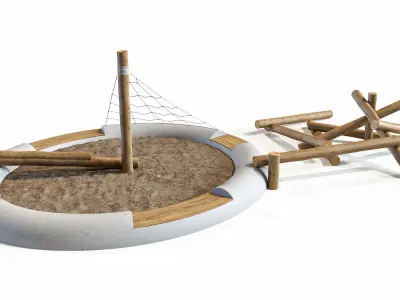 Playground Sandbox by Taiga 3D model