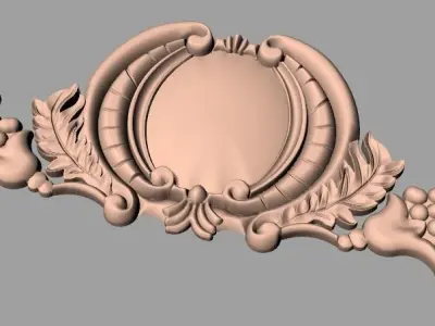 Artcam 3D relief STL models for CNC woodworking E145 3D model