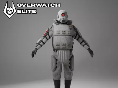HLA Overwatch elite 3D model