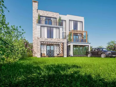 Luxury Modern Maisonette Low-poly 3D model