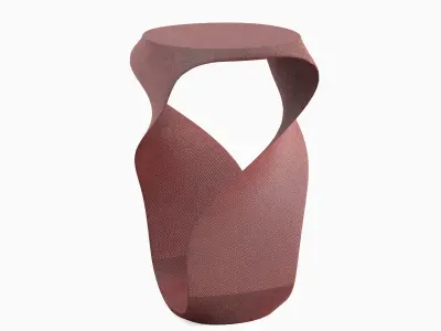 Twisted Stool for Childs B 01 3D model