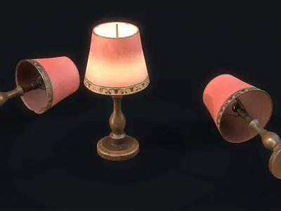 Night Lamp 1 Low-poly 3D model