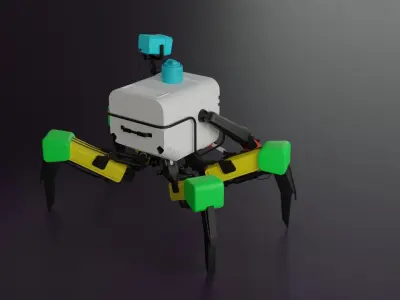 3d Modeled Spiderbot 3D model