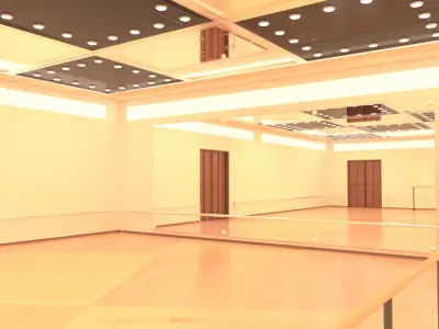 choreography room 3D model