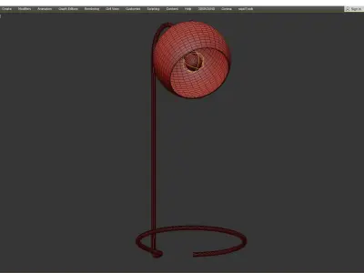 Salem Desk Lamp Low-poly 3D model