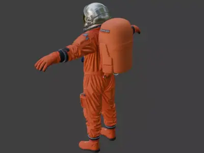 Astronaut Spacesuit Cinematic Detail 4K PBR Textures 3D model