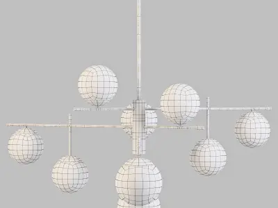 Maytoni Nostalgia MOD048PL-09G - Pendant Lamp 3D model