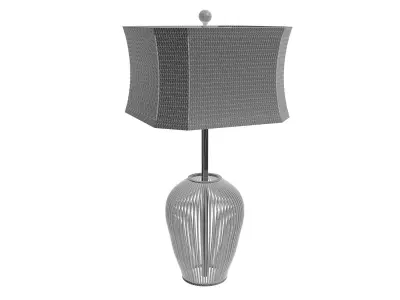 Traditional Shade Table Lamp by Illumino  3D model