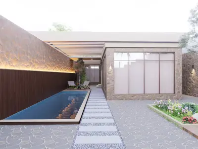 Coastal Resort 3D model