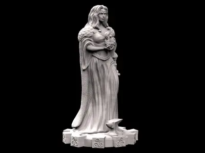 Brigid Goddess 3D print model