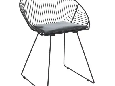 Dining Table Adena Light Brown 3D model