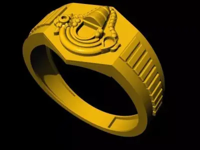 balaji ring 3dm file 3D print model