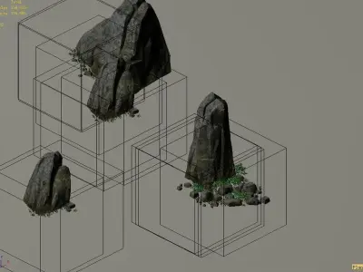 Explore the mountains - Rocks 08 3D model