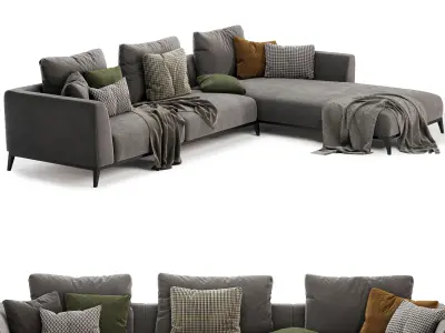 OLIVIER sectional Sofa 3D model