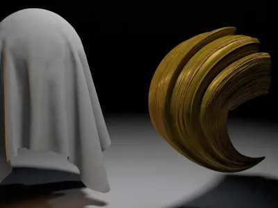 Alia - 100 percent procedural materials in blender 3D model