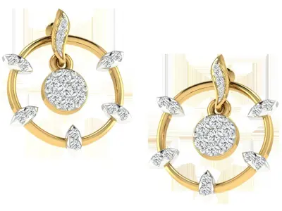 Women Pendant Earring Sets 3dm STL OBJ FBX Renders Details 3D print model 12