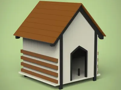 Dog house 3D model