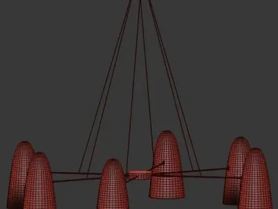 Montfaucon Chandelier 3D model