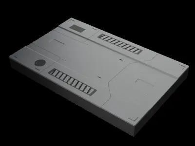 sci fi panels kit vol2 3D model