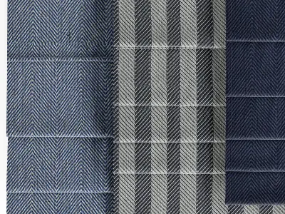 Roman blinds 25 3D model