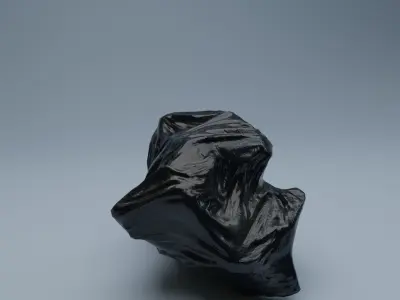 Trashbag - Medium Low-poly 3D model