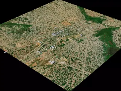 Malanje satellite city 3D model
