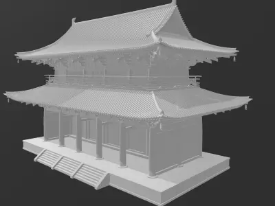 China Architectural building 3D print model