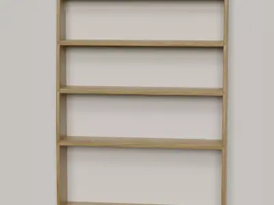 Wall Shelf Free low-poly 3D model