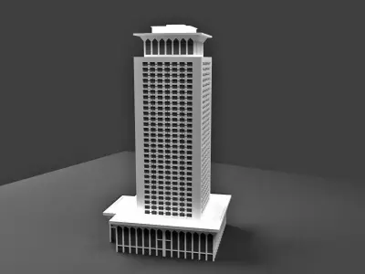 Egyptian Ministry of Foreign Affairs building 3D model