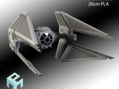 SW TIE Interceptor 3D print model