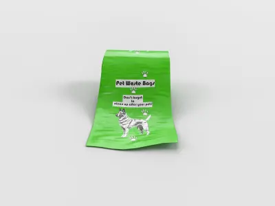 Animal accessories Pet Waste Bags 4K PBR Low-poly 3D model