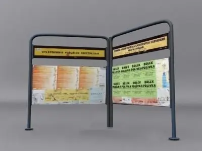 Advertising Billboards 3D model