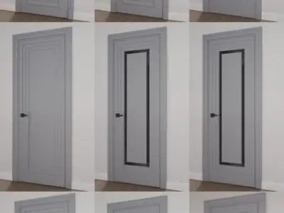 Doors Collection - 33 pieces 3D model  3D model