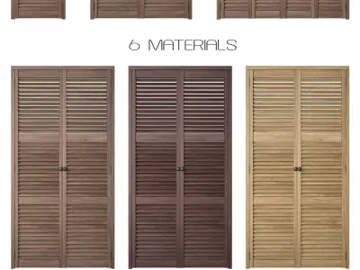 Shutters Door 2 3D model