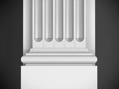 150 pilasters collection 3D model