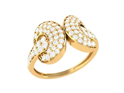 Women Ring  Render 3dm STL OBJ FBX Details 3D print model get