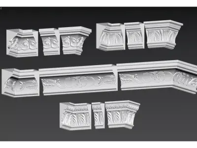 Gypsum line 3D model