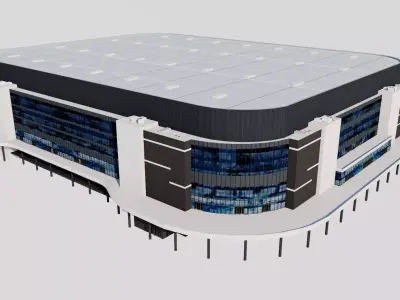 Basketball Arena Stadium  3D model