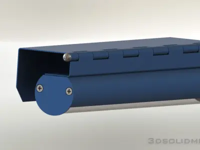 LED lamp 3D model