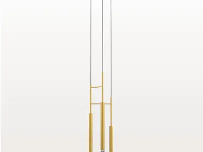 CANDLE TRIPLEX 3D model