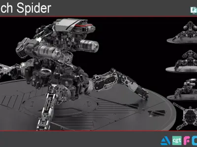 Mech Spider 3D model