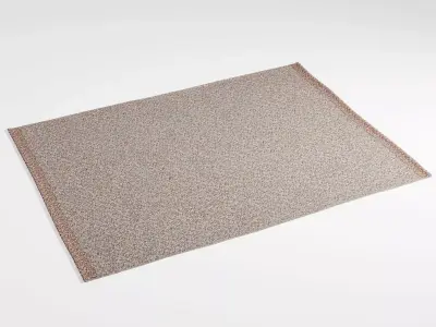 Melt wool placemat 3D model