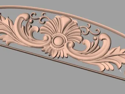 Artcam Aspire 3D relief models STL Files used for CNC E598 3D model