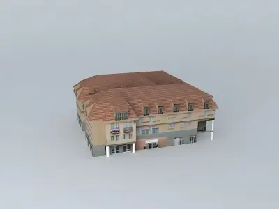 Panorama office building Free 3D model