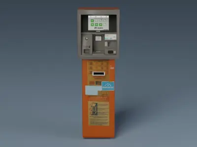 TerminalOPT Low-poly 3D model