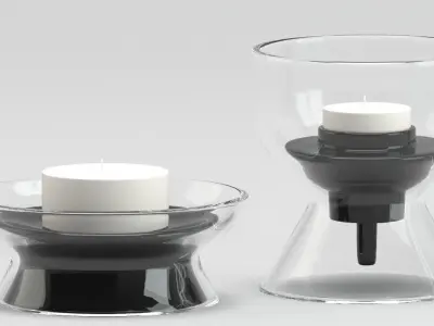 Votive Candle 3D model