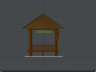 Post Kampling 3D model