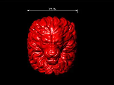 LION RING  3D print model