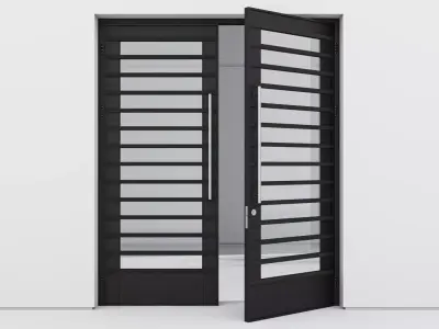 Aluminium door 131 3D model